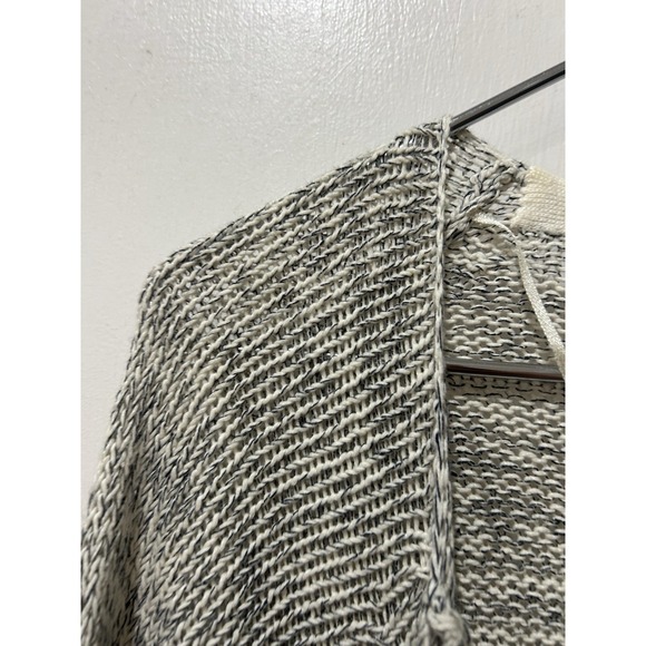 Stylus Womens XL Gray Marled Open Front Cardigan Cotton Blend 3/4 Sleeve Sweater - Picture 5 of 8